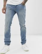 Esprit Slim Fit Jean In Light Blue Wash