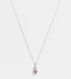 Asos Design Sterling Silver Necklace With Teddy Bear Charm