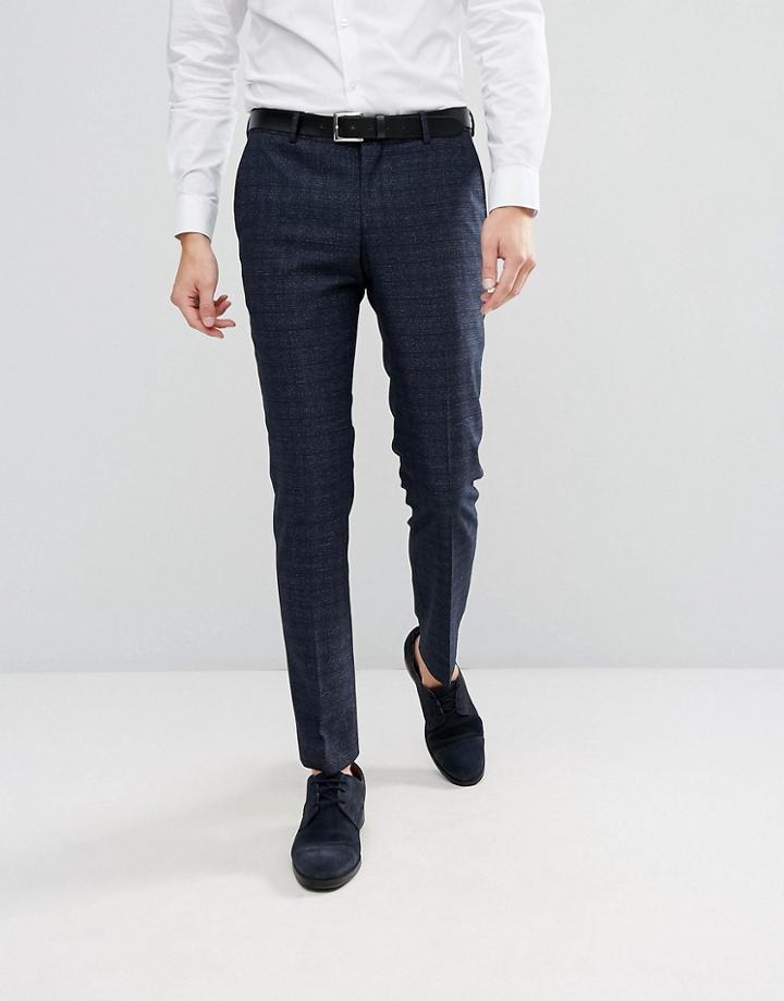 Selected Homme Skinny Wedding Suit Pants - Navy