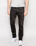 Diesel Jeans Belther 847e Slim Tapered Fit Stretch Gray Overdye - Gray