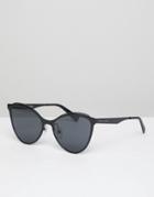 Marc Jacobs 198/s Cat Eye Sunglasses In Black - Black