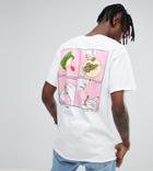Crooked Tongues T-shirt With Taco Print In White - White