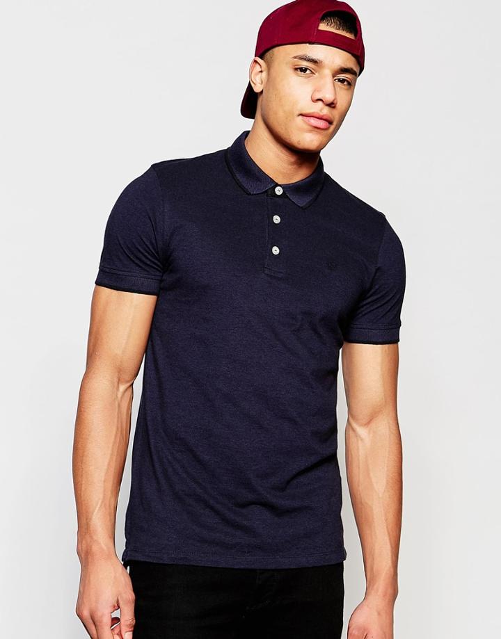 Jack & Jones Premium Polo - Mood Indigo