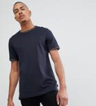 Ted Baker Tall T-shirt With Contrast - Navy