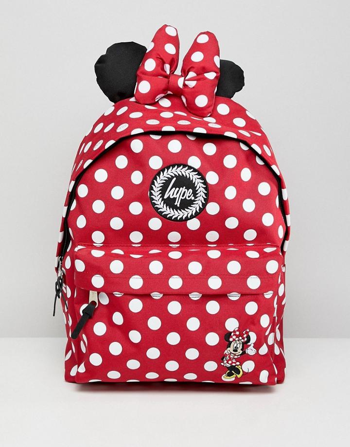 Hype Red Minnie Mouse Disney Backpack - Red