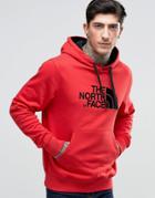 The North Face Hoodie With Tnf Logo In Red - Red