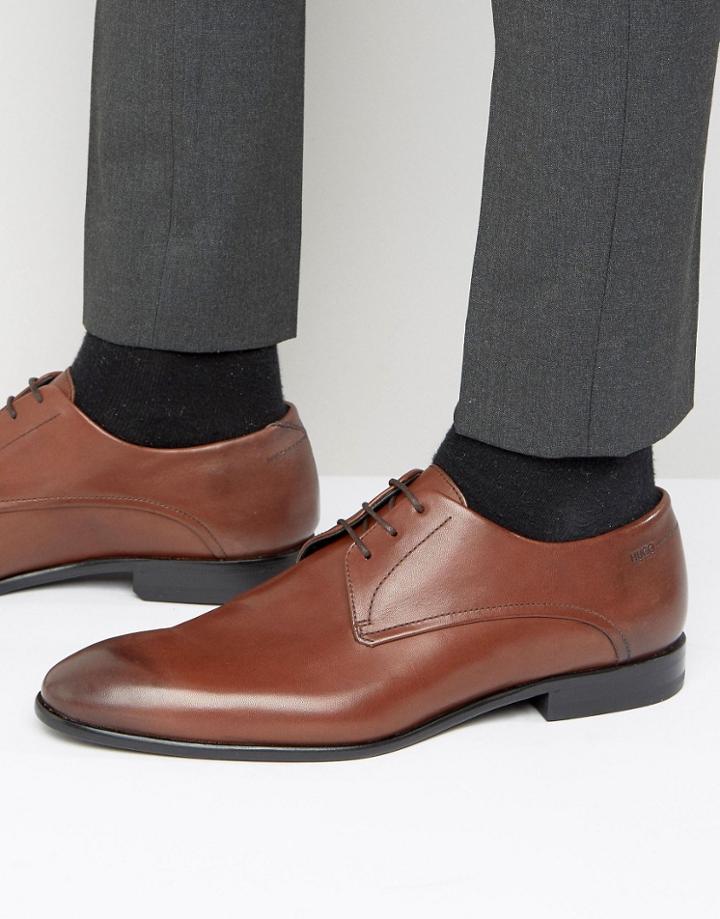 Hugo By Hugo Boss Dresios Derby Shoes - Brown