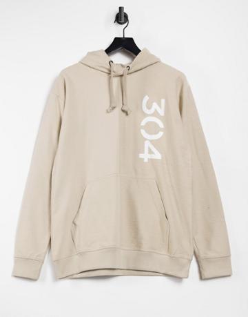 304 Clothing Brand Hoodie Set In Beige-neutral