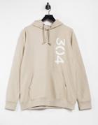 304 Clothing Brand Hoodie Set In Beige-neutral