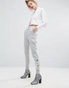 Ziztar Bling Stones Trackpants - Gray