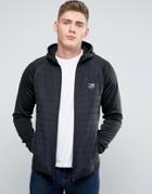Jack & Jones Hybrid Hoodie With Quilting - Black