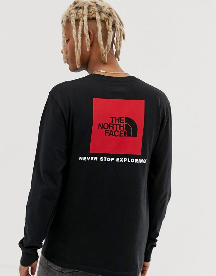 The North Face Red Box Heavyweight Sweatshirt In Black - Black