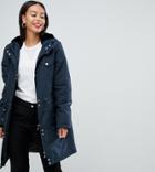 Y.a.s Tall Utility Parka Coat - Black