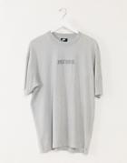 Nike Just Do It Washed T-shirt In Gray-grey