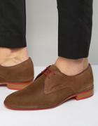 London Brogues Croxley Derby Shoes - Tan