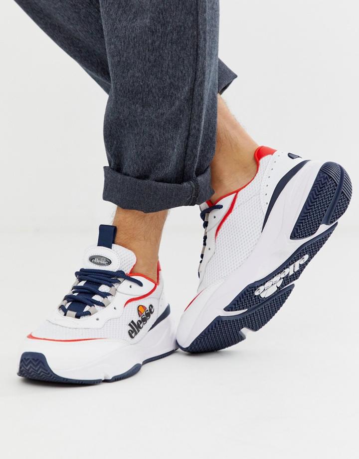 Ellesse Massello Chunky Sneakers White Flame - White