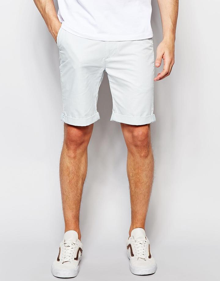 Bellfield Chino Shorts - Pastel Blue
