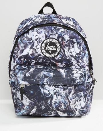 Hype Backpack Marble - Black