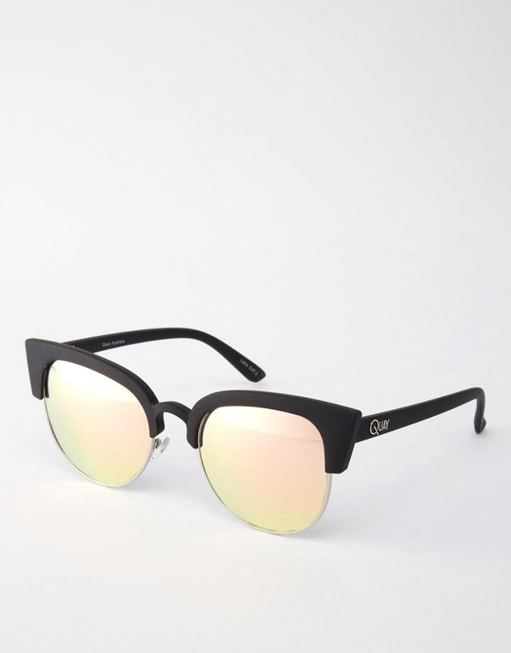 Quay Australia Avalon Cat Eye Sunglasses - Pink