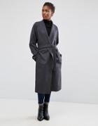 Minimum Minimal Wool Coat - Gray