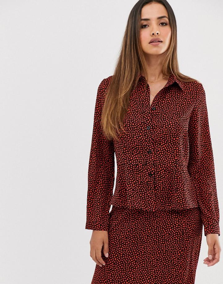 Ax Paris Button Through Shirt Coord-multi