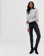 Goosecraft Slim Leather Pants - Black
