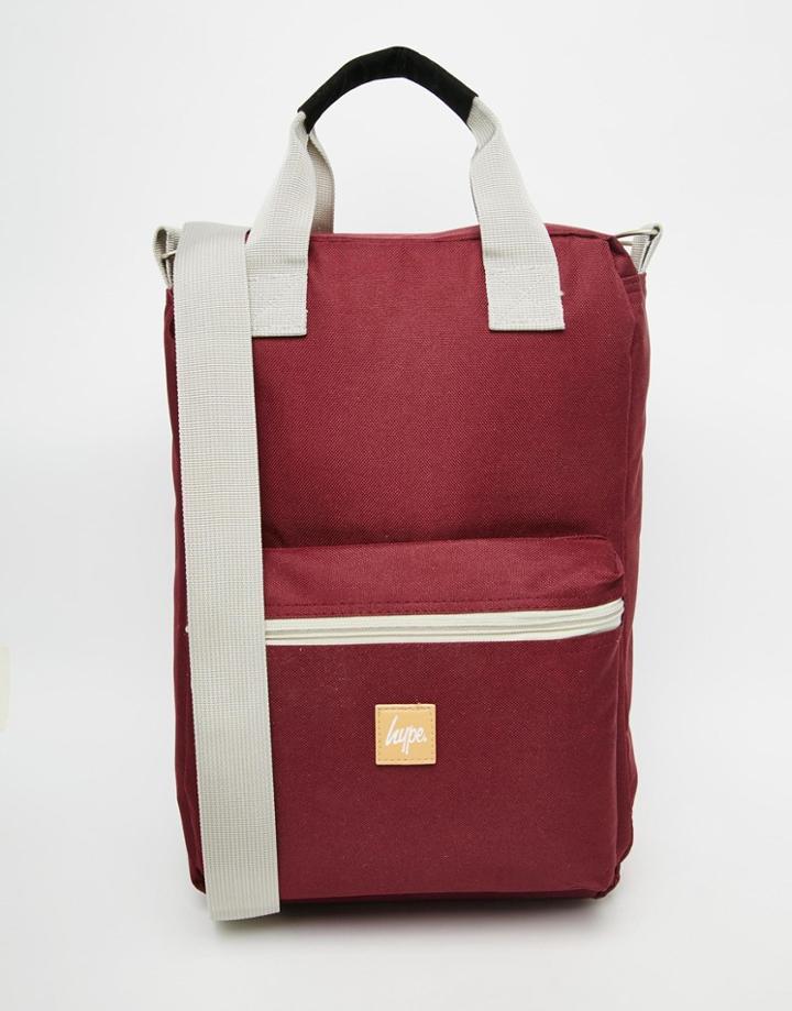 Hype Handle Backpack - Red