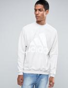 Adidas Originals Heavy Terry Crew Sweatshirt Ax9930 - White
