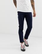 Diesel Thommer Stretch Slim Fit Jeans In 085aq Dark Wash - Blue