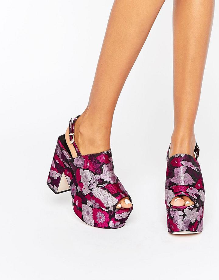 Asos Handle Heeled Sandals - Multi