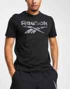 Reebok Training Camo Id T-shirt In Black