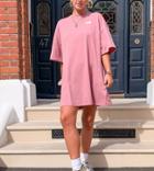 The North Face T-shirt Dress In Pink Exclusive At Asos