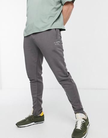 Il Sarto Logo Sweatpants In Gray-grey