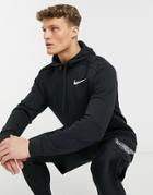 Nike Training Dry Fleece Zip Up Hoodie In Black