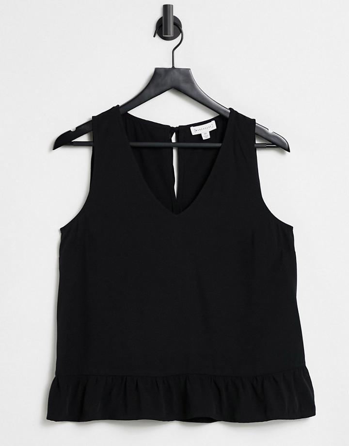 Warehouse Relaxed Fit Top In Black