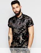 Reclaimed Vintage Smart Shirt In Floral Print - Multi