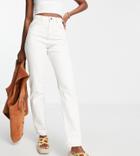 Reclaimed Vintage Inspired Straight Leg Jean In White