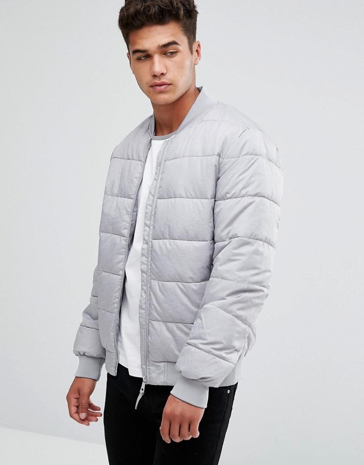 Kiomi Padded Jacket In Gray - Gray