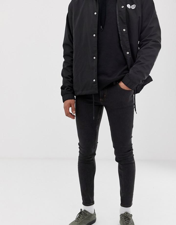 Cheap Monday Him Spray Super Skinny Jeans In Black Terra
