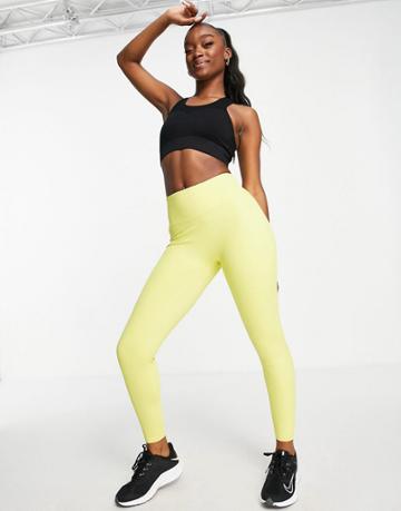 Liv By Pb Ruched Detail Leggings In Yellow
