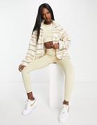 The North Face Ridge Full Zip Printed Fleece In White