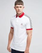 Fred Perry England Polo Shirt In White - White