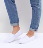 Asos Design Dodger Wide Fit Sneakers - White
