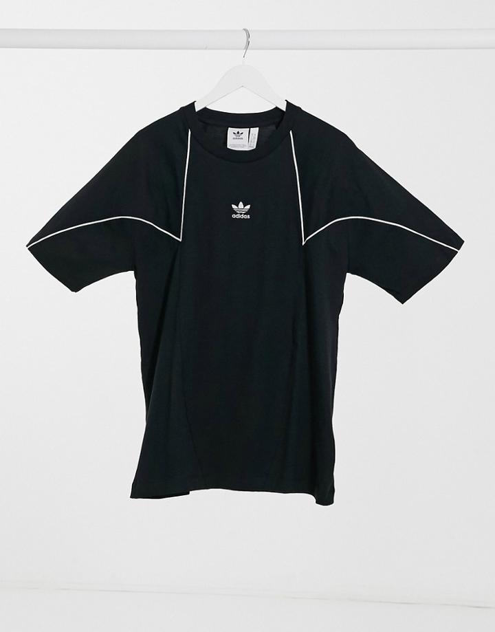 Adidas Originals Premium T-shirt With Panels In Black