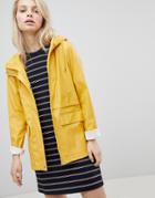 Only Hooded Raincoat - Yellow