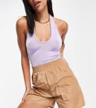 Asyou Utility Short In Sand-neutral