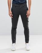 Only & Sons Slim Fit Pant With Cuffed Hem - Gray