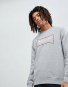 Brixton Ramsey Sweatshirt With Large Logo - Gray