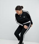 Puma Exclusive To Asos Plus Taped Side Stripe Track Pants In Black - Black