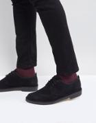 Clarks Originals Desert London Shoes In Black Suede - Black